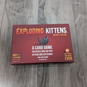 Exploding Kittens - A Russian Roulette Card Game Easy Family-Friendly Party Game